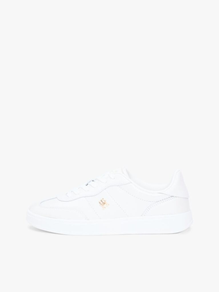 Άσπρο Δερμάτινα Sneakers Με Μονόγραμμα TH  Γυναίκες