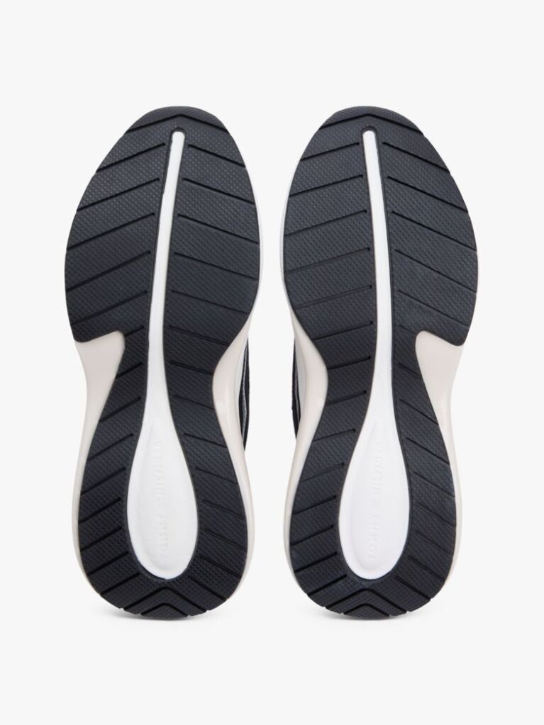 Μαύρο Σουέτ Chunky Δετά Sneakers  Γυναίκες