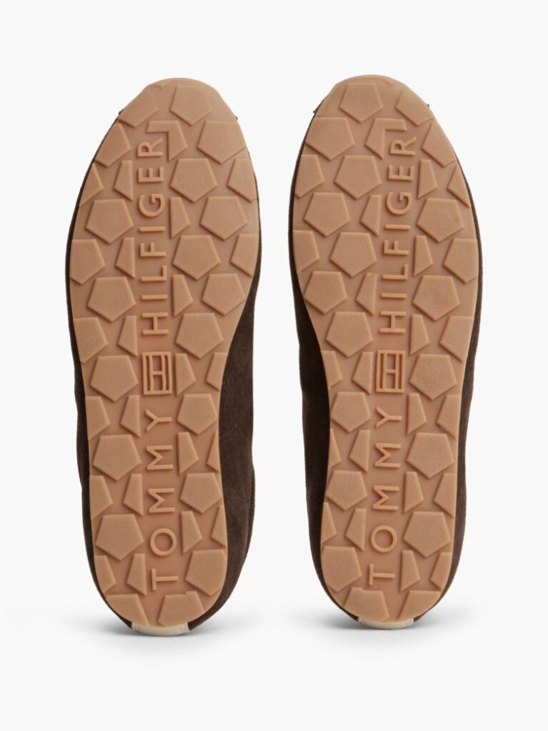 Καφέ Σουέτ Sneakers Με Μονόγραμμα TH  Γυναίκες