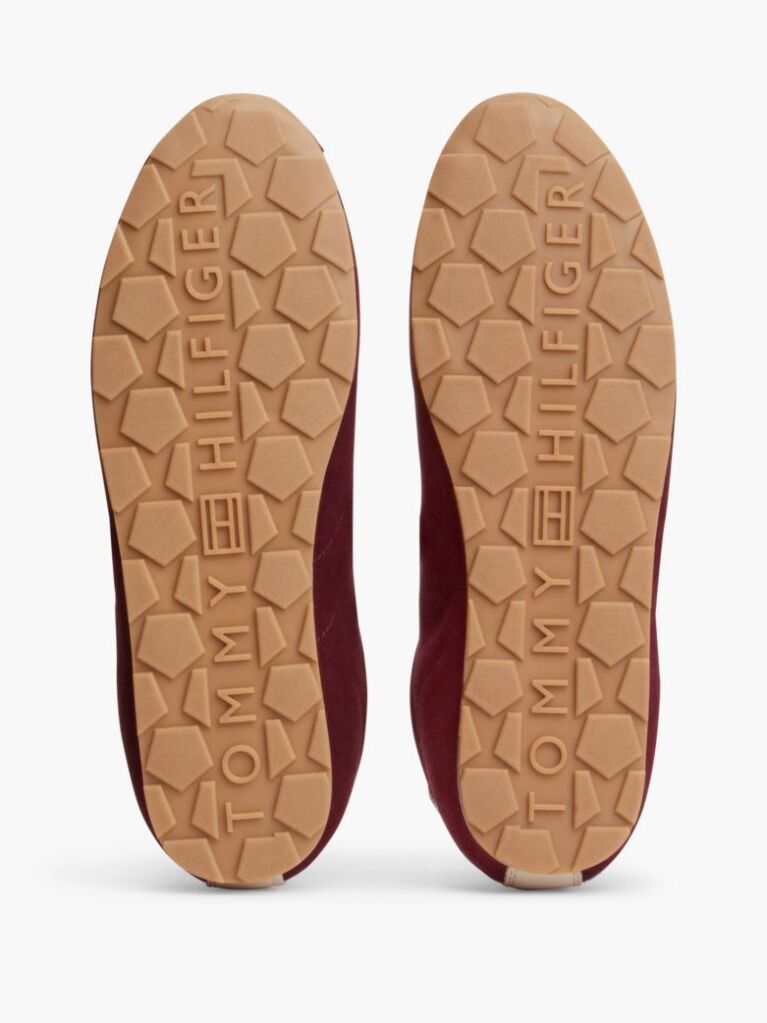 Red Suede TH Monogram Low Profile Trainers  Women