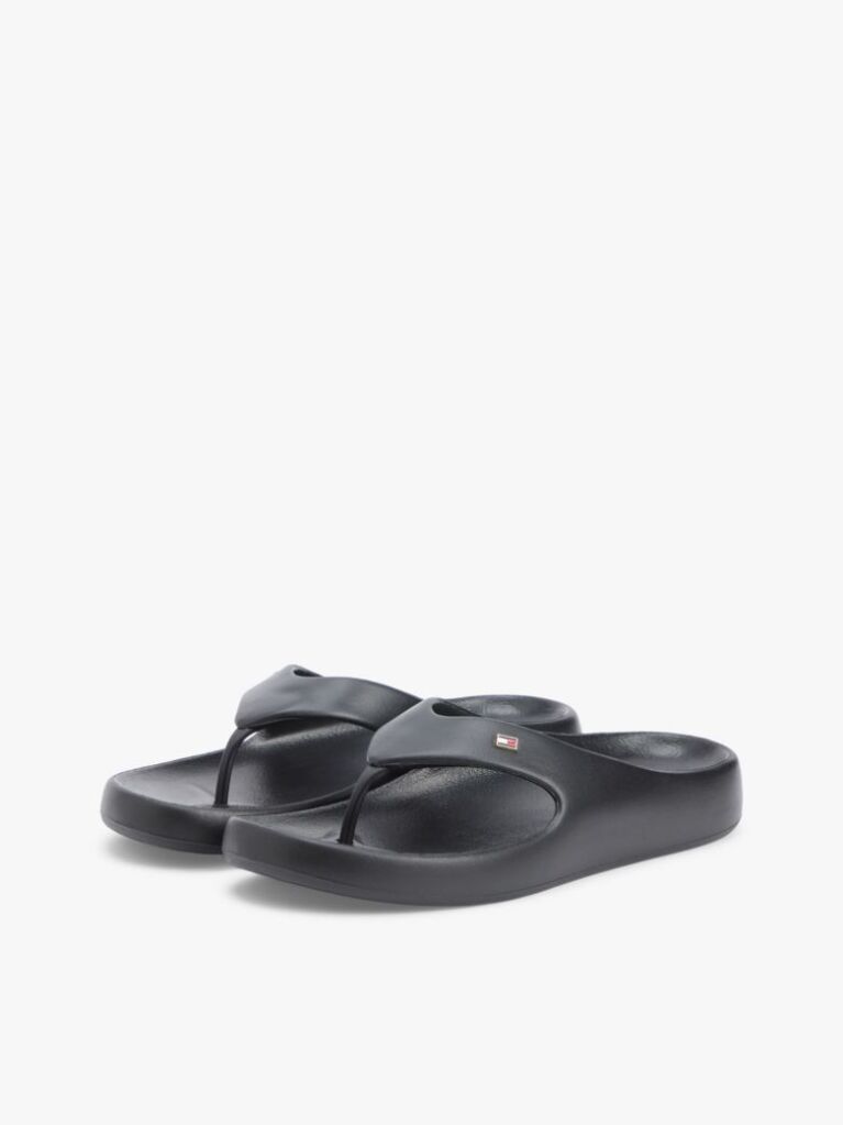 Black Lightweight Moulded Flip-Flops  Women