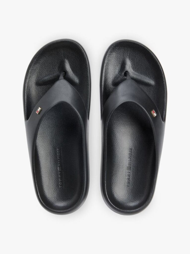 Black Lightweight Moulded Flip-Flops  Women