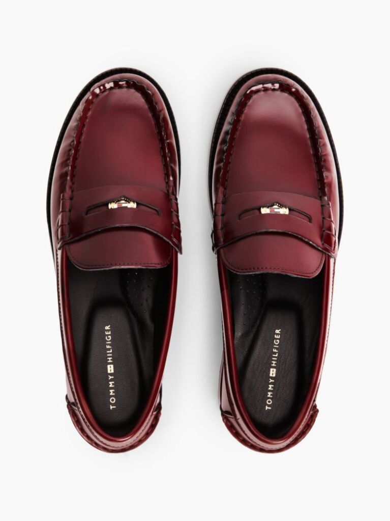 Κόκκινο Δερμάτινα Loafers  Γυναίκες