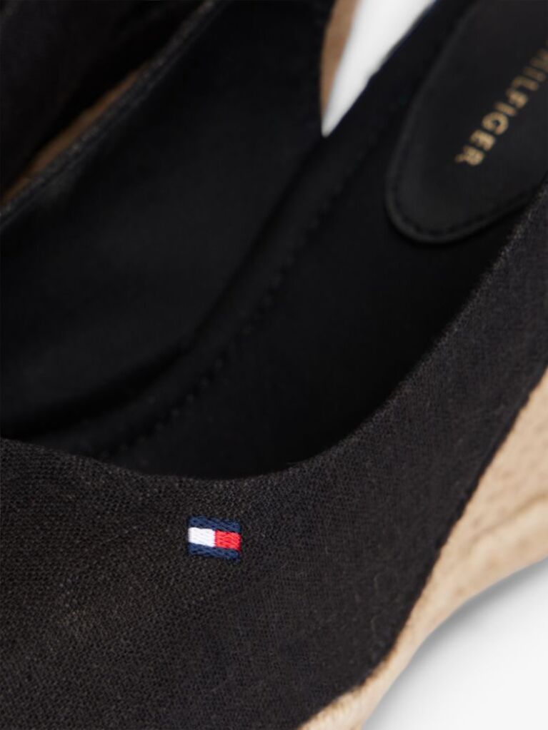 Μαύρο Εσπαντρίγιες Με Πλατφόρμα Και Slingback  Γυναίκες