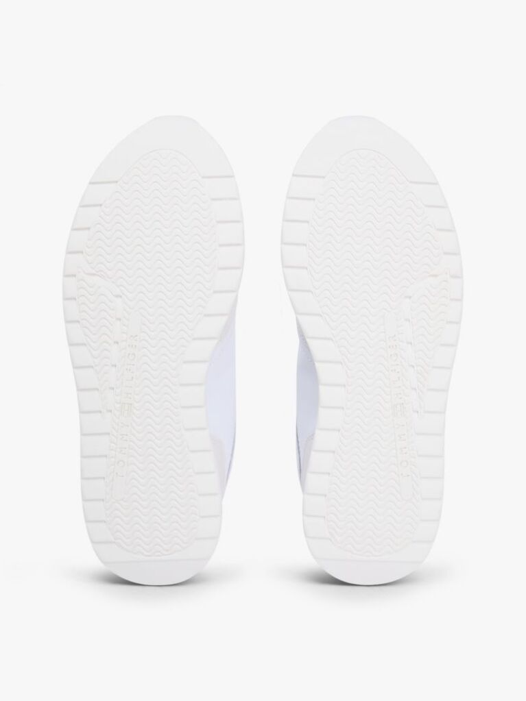 Άσπρο Δερμάτινα Sneakers Με Λογότυπο  Γυναίκες
