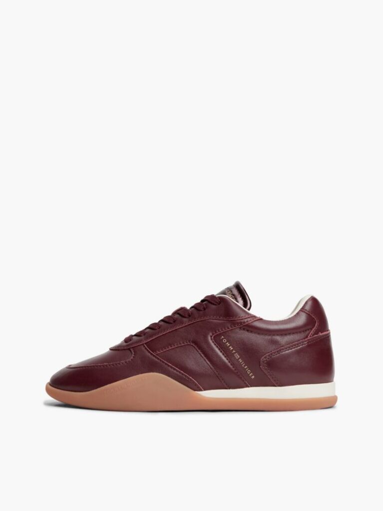 Κόκκινο Δερμάτινα Vintage Sneakers  Γυναίκες