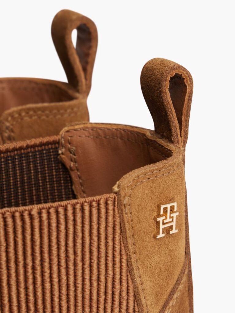 Brown Suede Western Chelsea Boots  Women