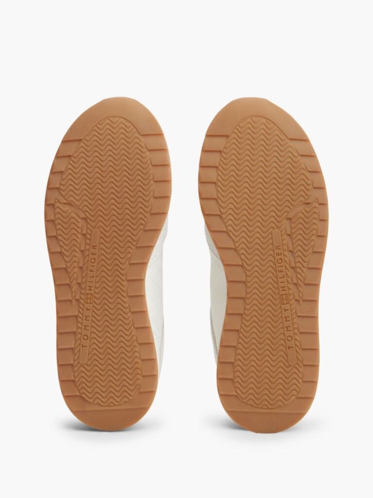Μπεζ Σουέτ Sneakers Με Μονόγραμμα TH  Γυναίκες
