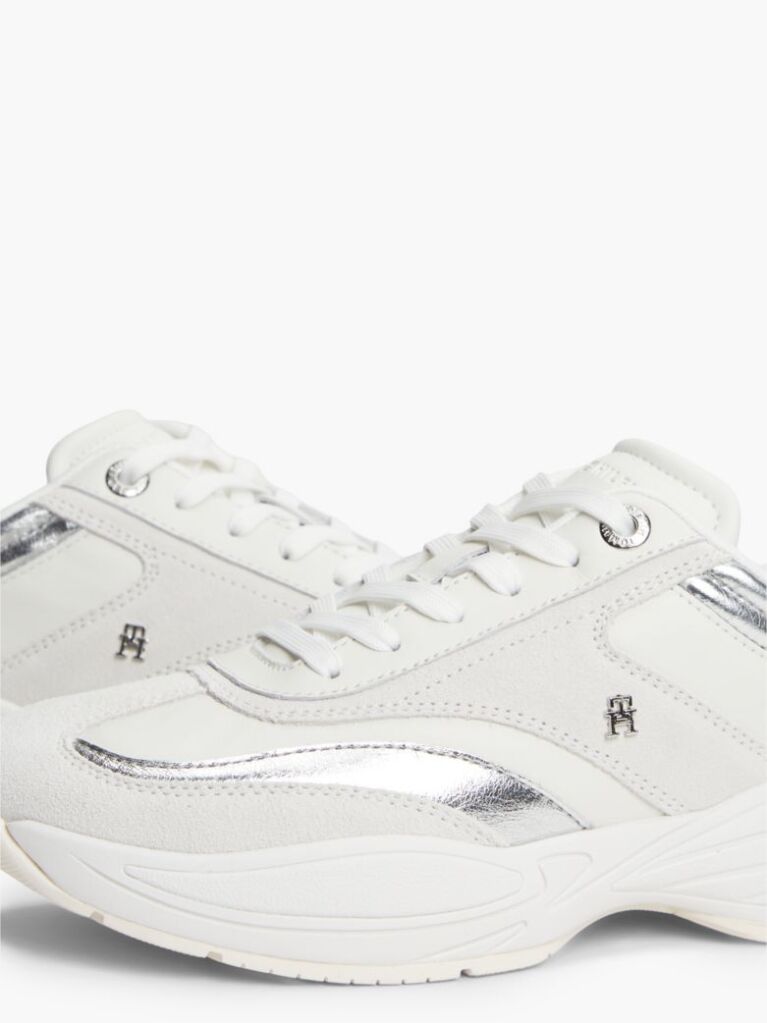 Μπεζ Σουέτ Sneakers Με Μονόγραμμα TH  Γυναίκες