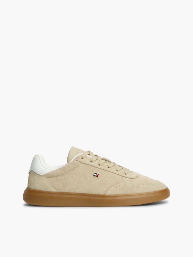 Μπεζ Σουέτ Sneakers  Γυναίκες