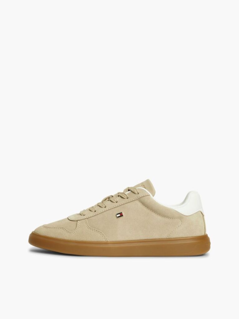Μπεζ Σουέτ Sneakers  Γυναίκες