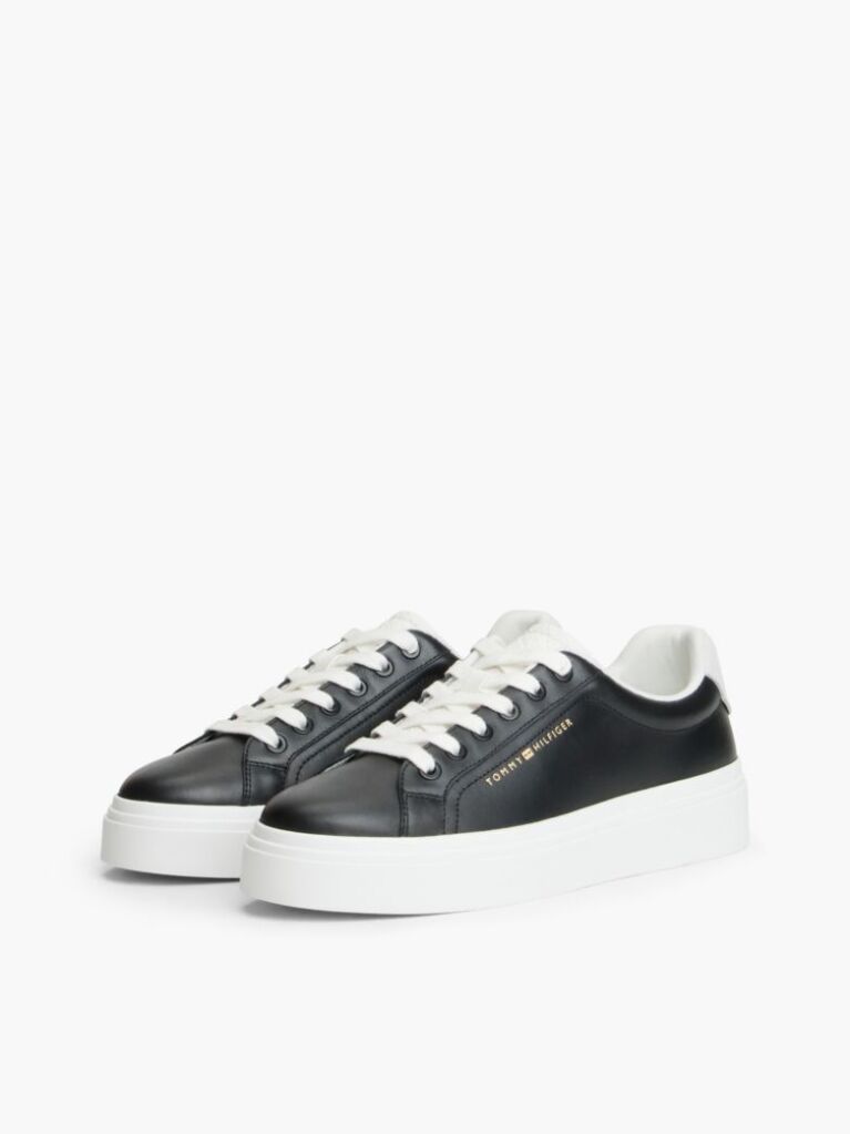 Multi TH Monogram Leather Platform Sneakers  Women
