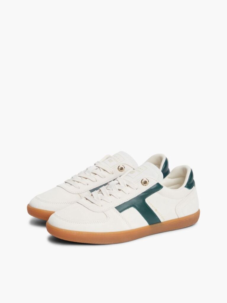 Μπεζ Σουέτ Sneakers Με Μίξη Υφών  Γυναίκες