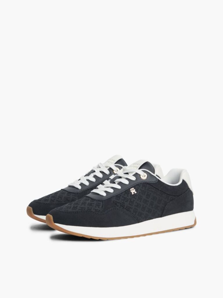 Μπλε TH Monogram Σουέτ Sneakers  Γυναίκες