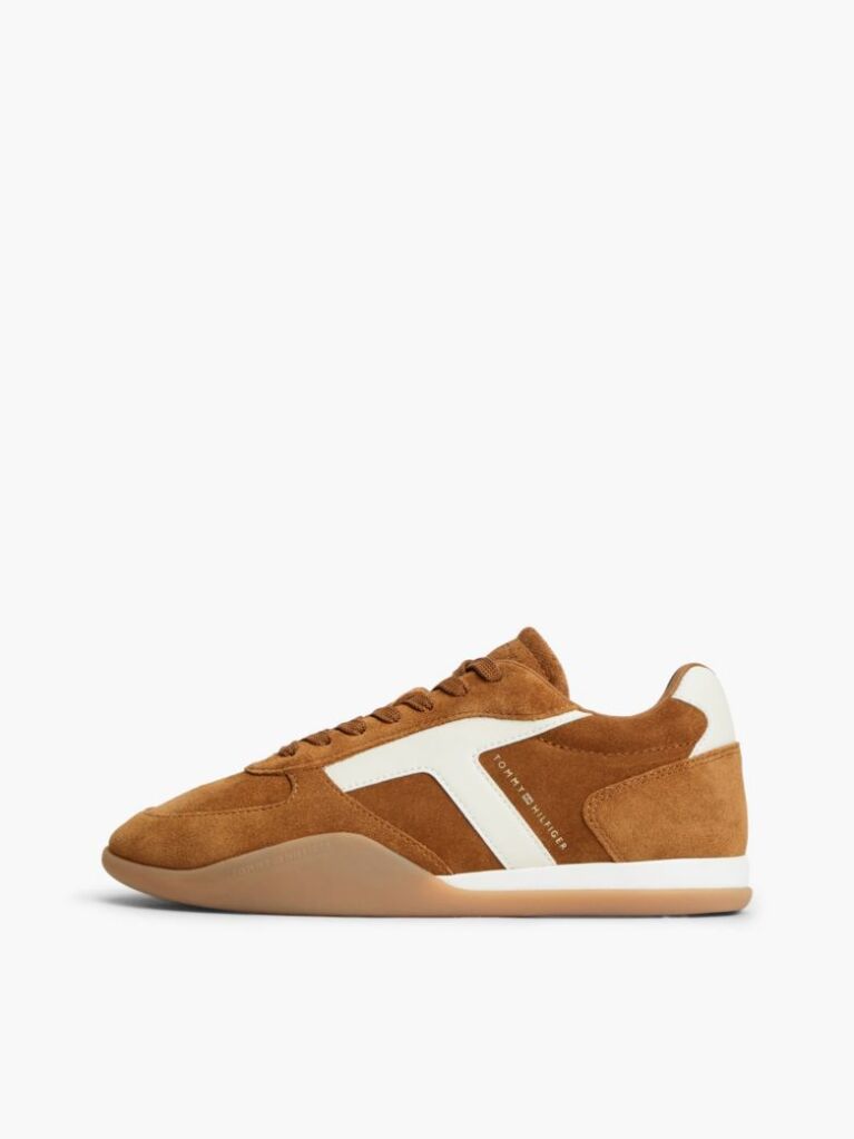 Καφέ Σουέτ Sneakers Με Χαμηλό Κόψιμο  Γυναίκες
