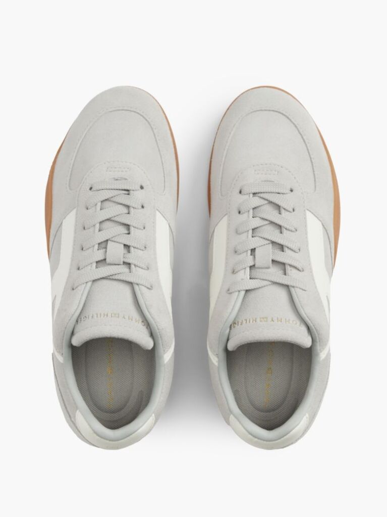 Grey Suede Vintage Low Profile Sneakers  Women