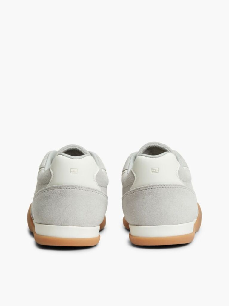Grey Suede Vintage Low Profile Sneakers  Women
