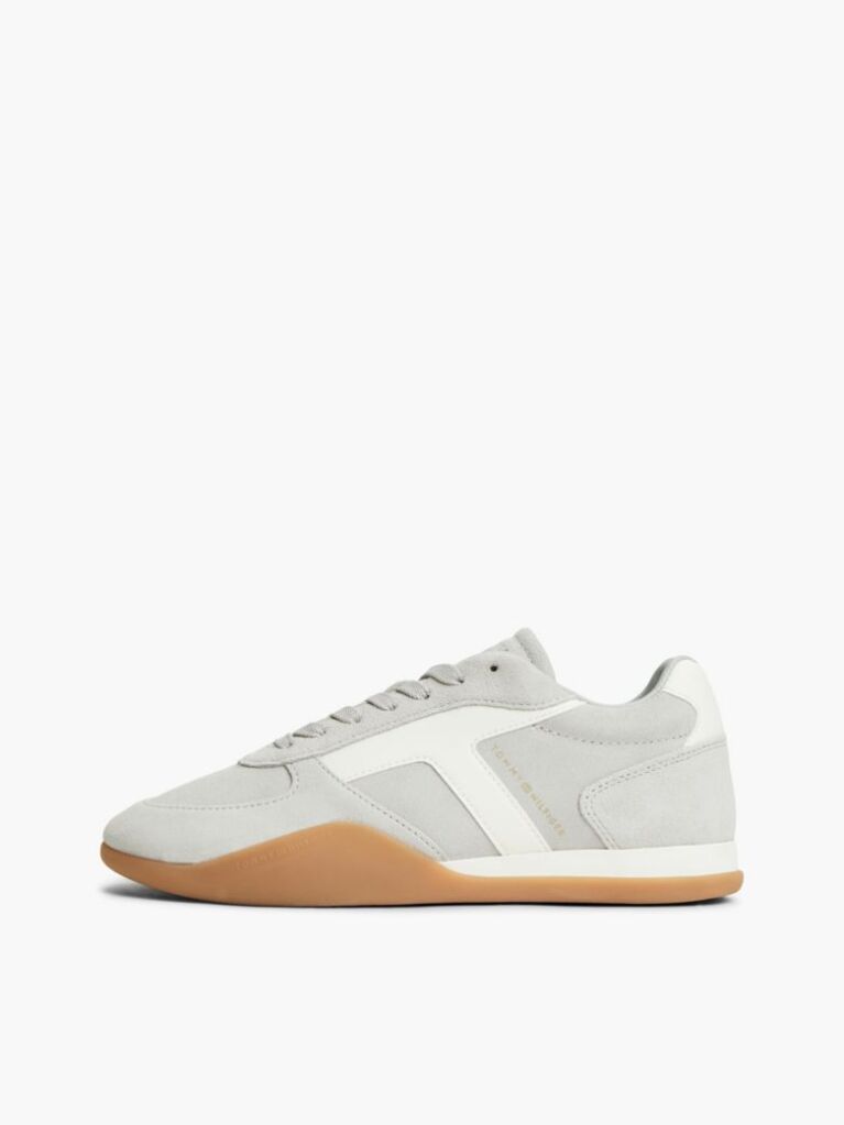 Grey Suede Vintage Low Profile Sneakers  Women