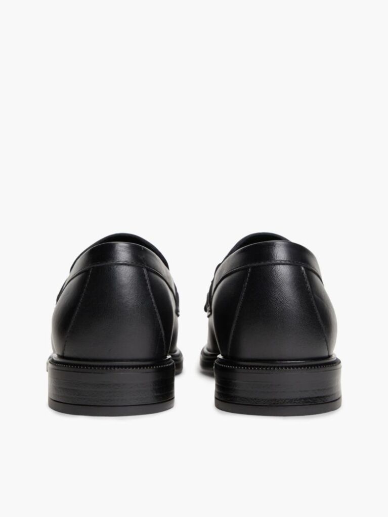 Μαύρο Δερμάτινα Loafers  Γυναίκες