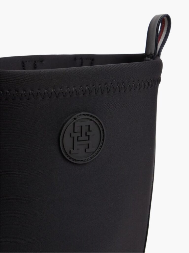 Μαύρο TH Monogram Γαλότσες Μέχρι Το Γόνατο  Γυναίκες