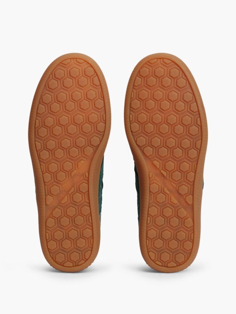 Πράσινο Δερμάτινα Sneakers Με Ανάγλυφο Σχέδιο TH Monogram   Γυναίκες