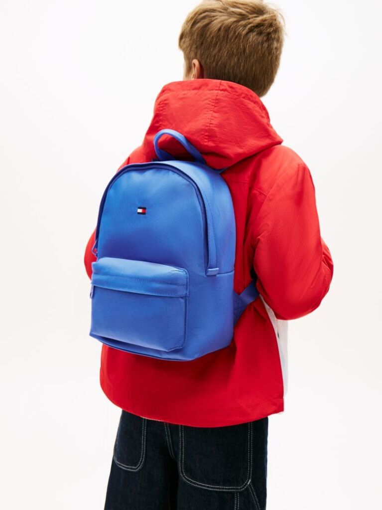 Blue Kids' Mesh Pocket Dome Backpack  Kids Unisex