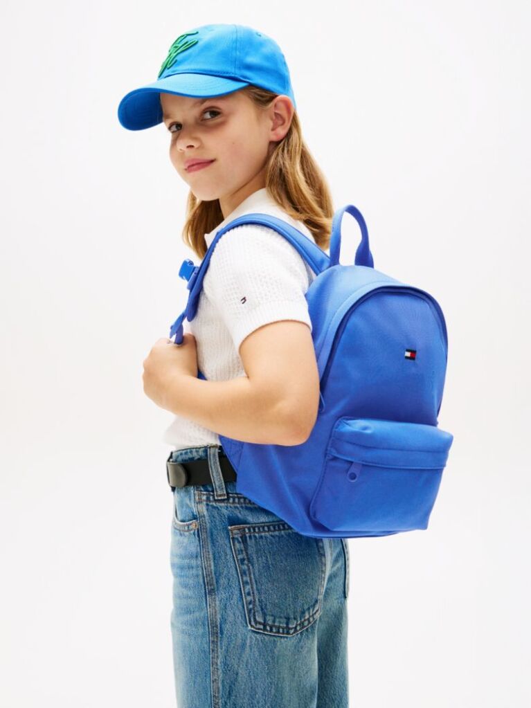 Blue Kids' Mesh Pocket Dome Backpack  Kids Unisex