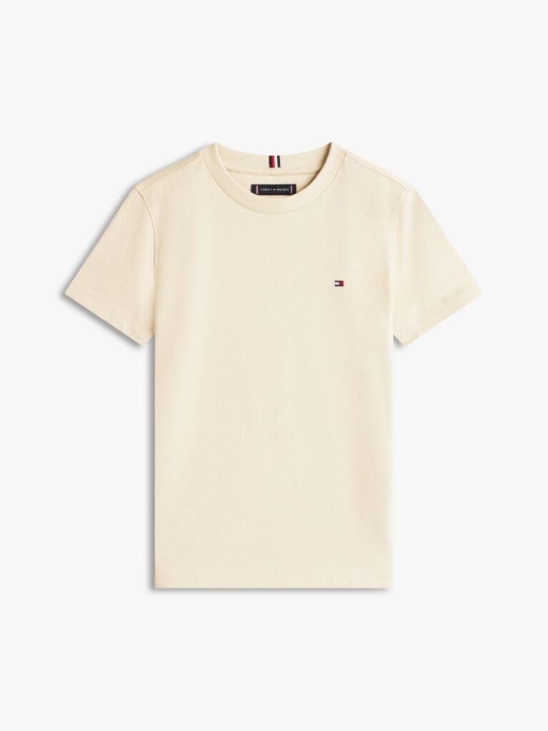 Μπεζ Essential T-Shirt Απο Οργανικο Βαμβακι  Αγόρια