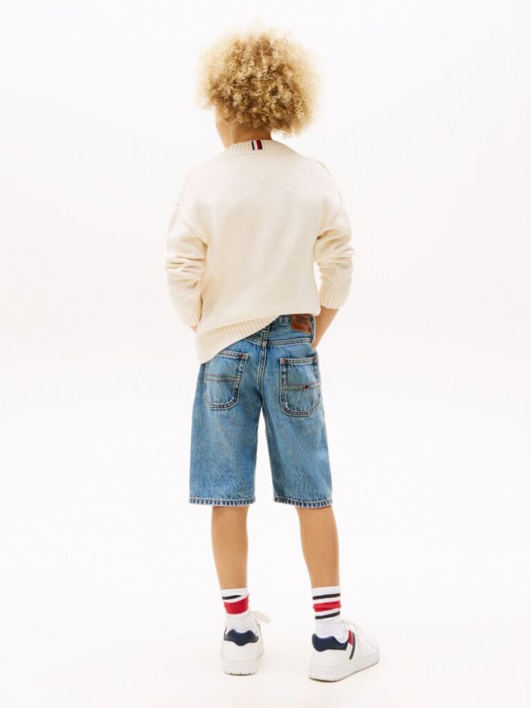 Blue Straight Leg Denim Shorts  Boys