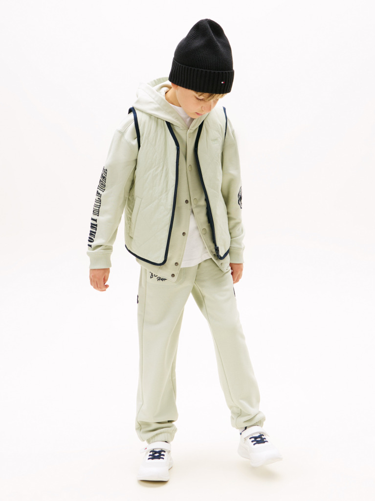 Multi Reversible Quilted Relaxed Gilet  Boys