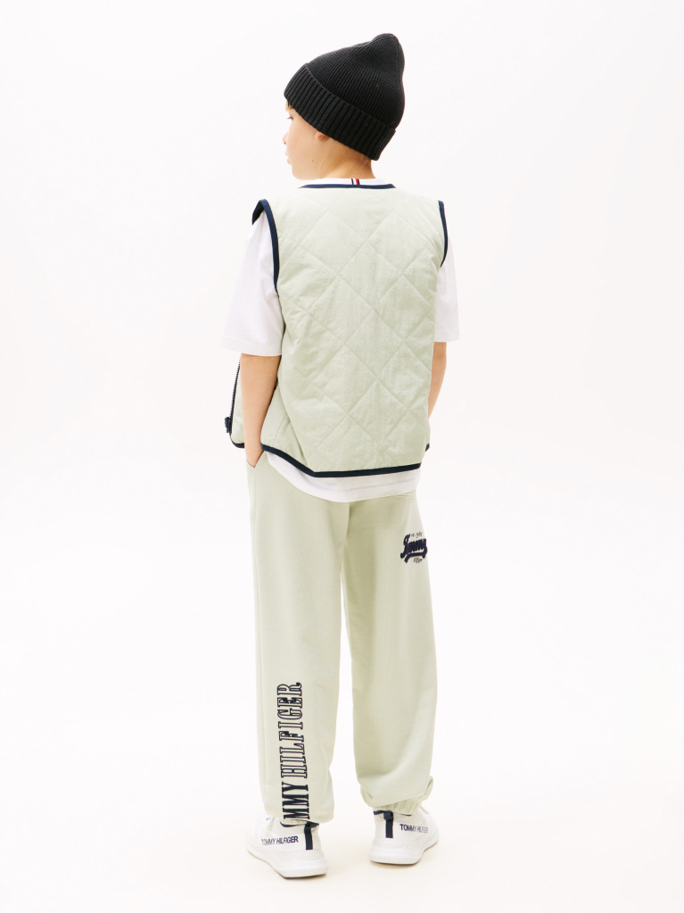 Multi Reversible Quilted Relaxed Gilet  Boys