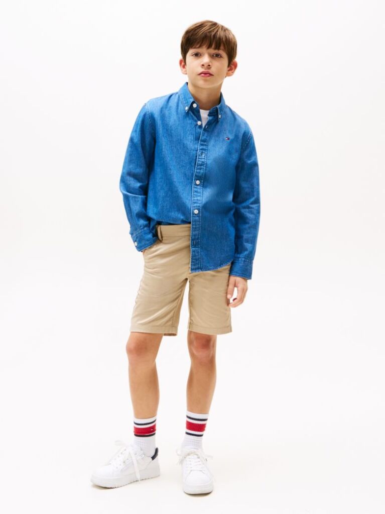 Denim Chambray Denim Shirt  Boys