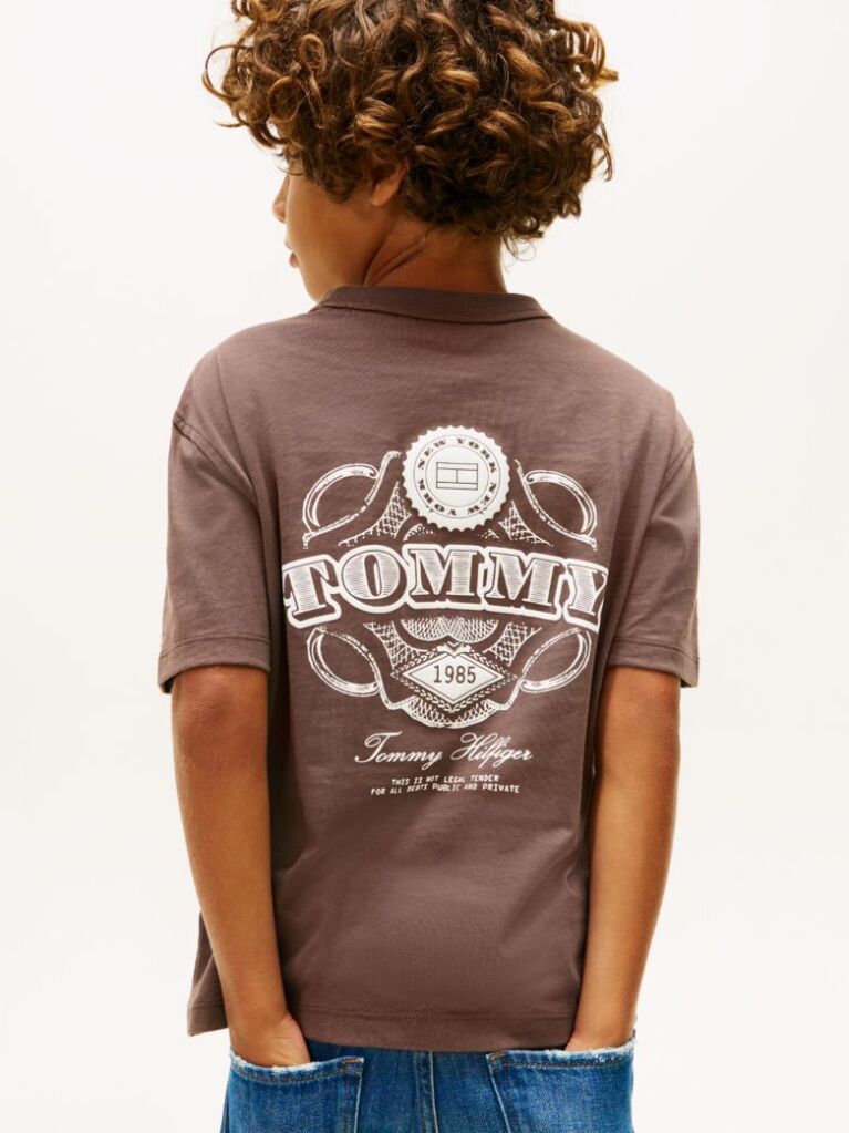 Καφέ T-Shirt Με Λογότυπο  Αγόρια
