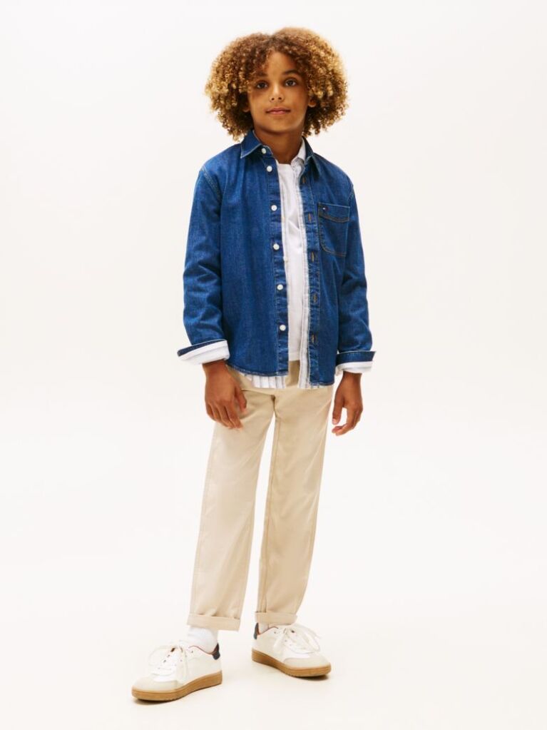 Denim Relaxed Fit Denim Shirt  Boys