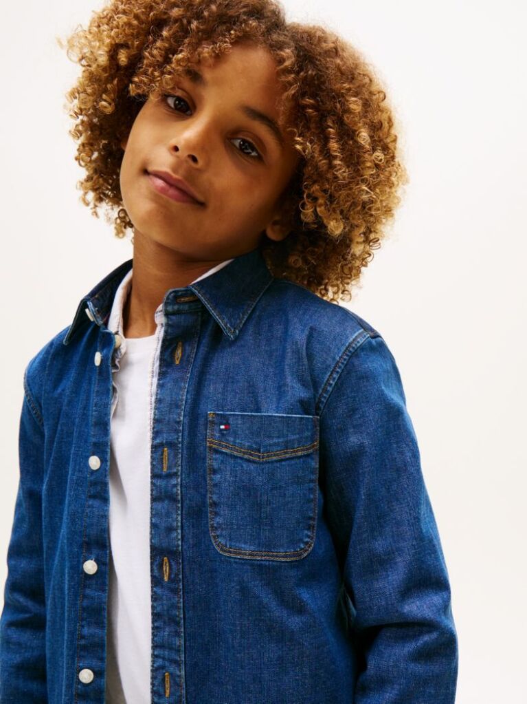 Denim Relaxed Fit Denim Shirt  Boys