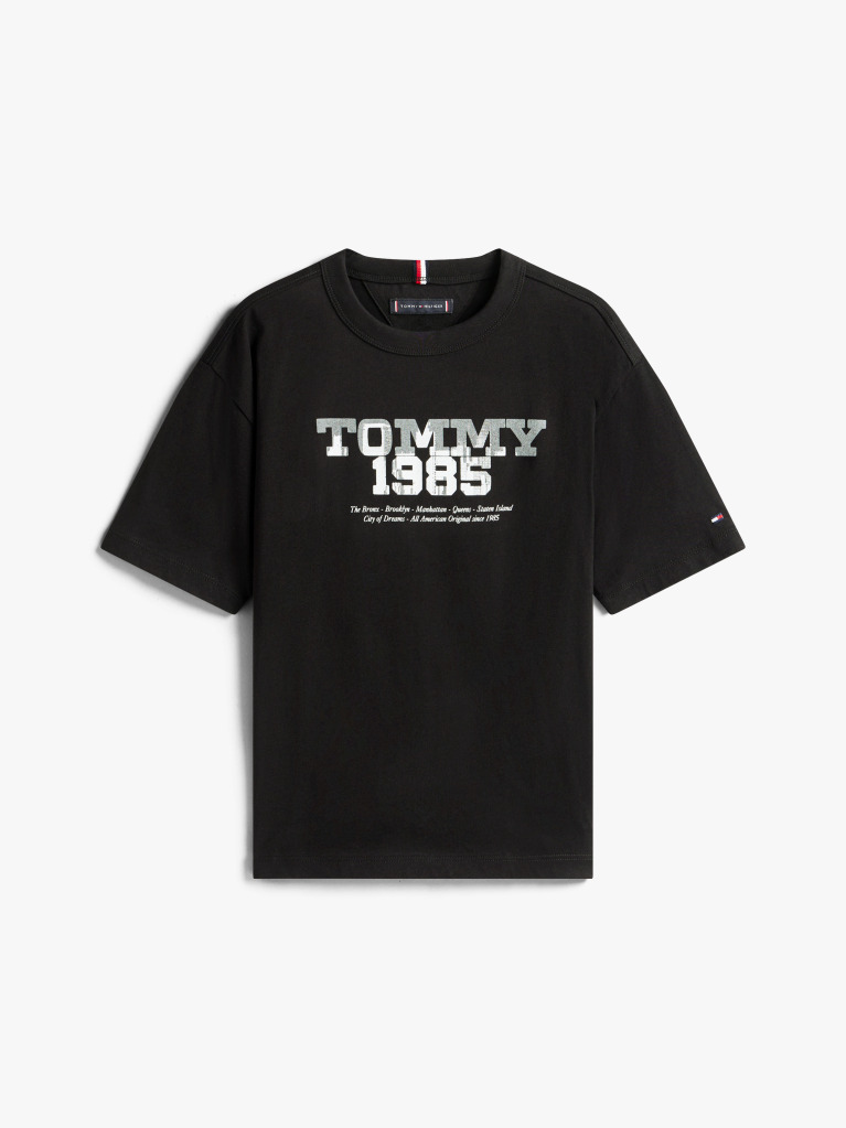 Black 1985 Graphic Crew Neck T-Shirt  Boys