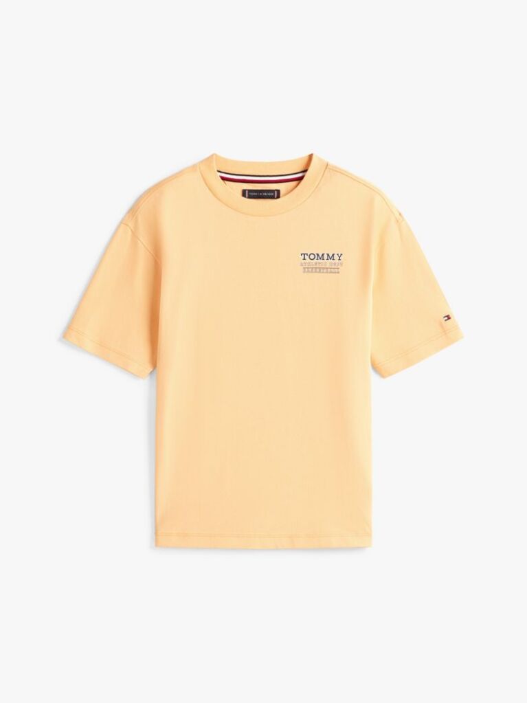 Orange Back Graphic Crew Neck T-Shirt  Boys