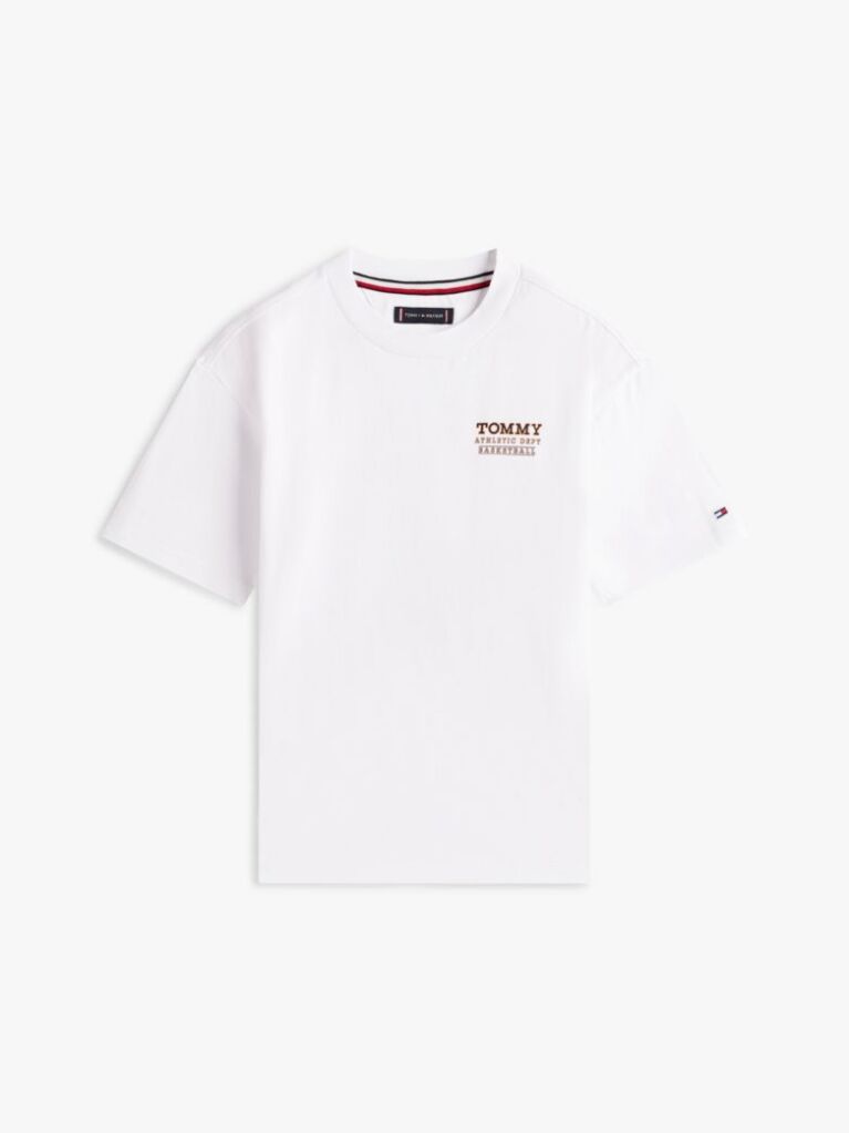 White Back Graphic Crew Neck T-Shirt  Boys