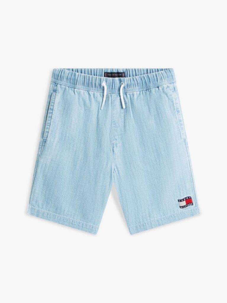 Denim Άνετο Σορτς Με Κυματιστό Σημαιάκι  Αγόρια