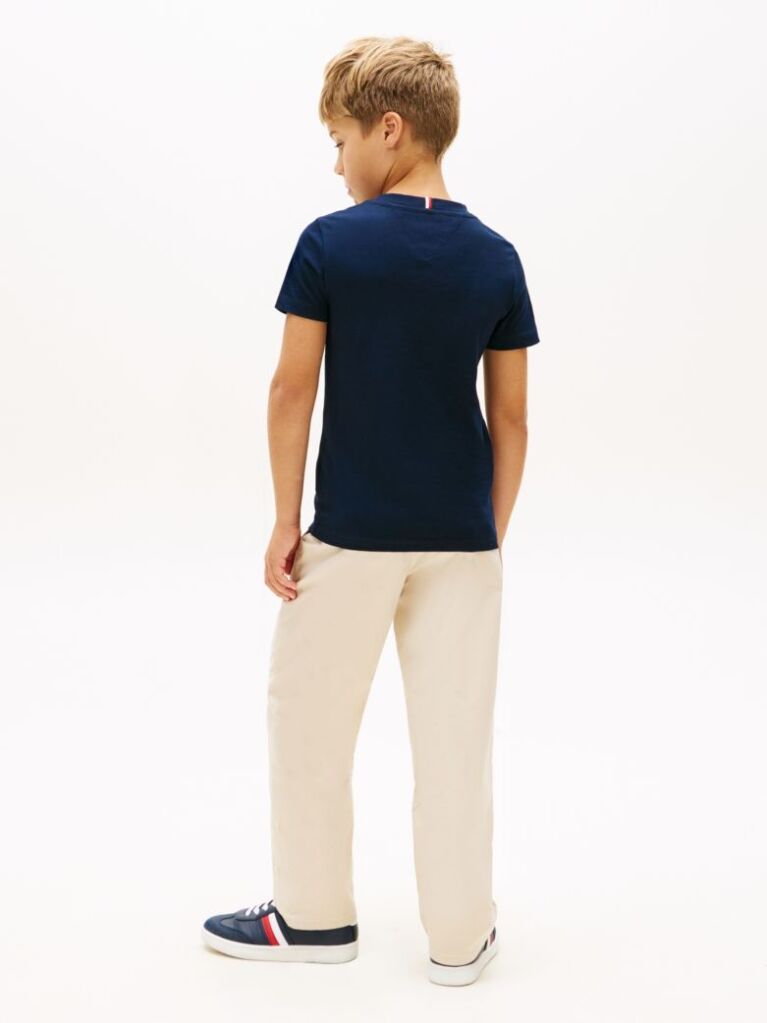 Blue Logo Crew Neck Jersey T-Shirt  Boys