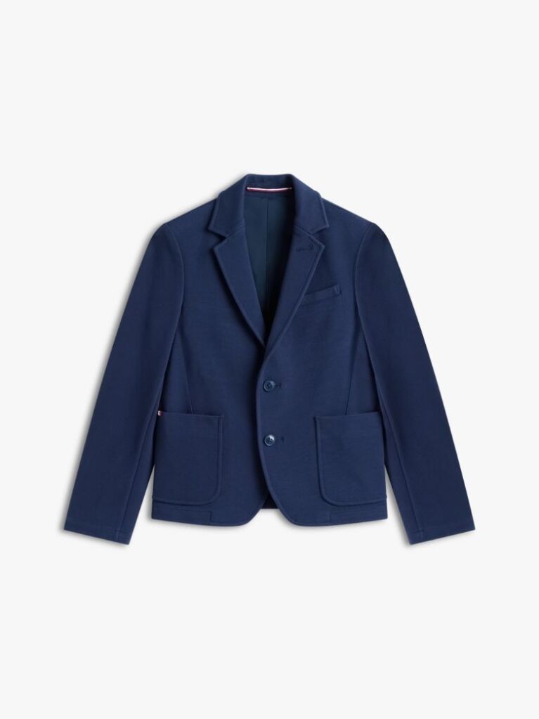 Μπλε Festive Blazer Σε Κανονική Γραμμή  Αγόρια