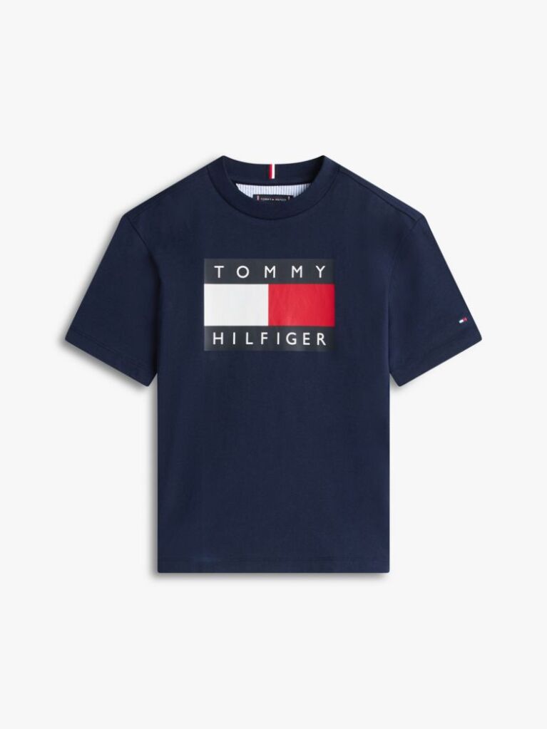 Μπλε T-Shirt Με Heritage Σημαιάκι  Αγόρια