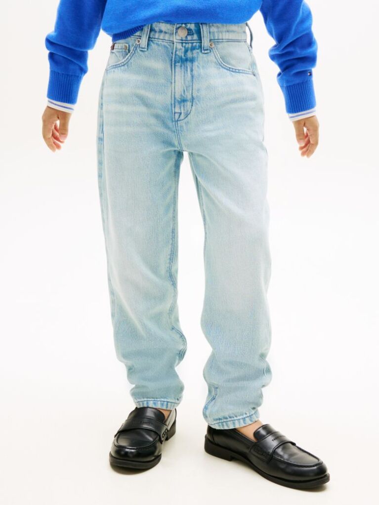 Blue Faded Regular Jeans  Boys