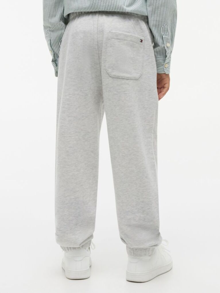 Grey Varsity Logo Appliqué Drawstring Joggers  Boys