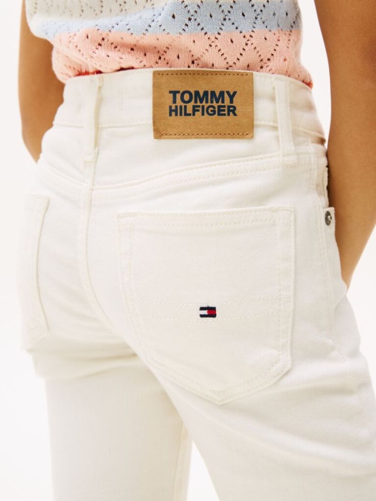White White Flared Jeans  Girls