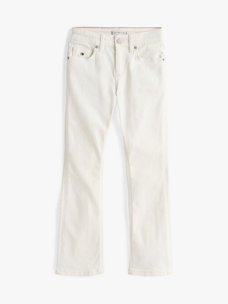 White White Flared Jeans  Girls