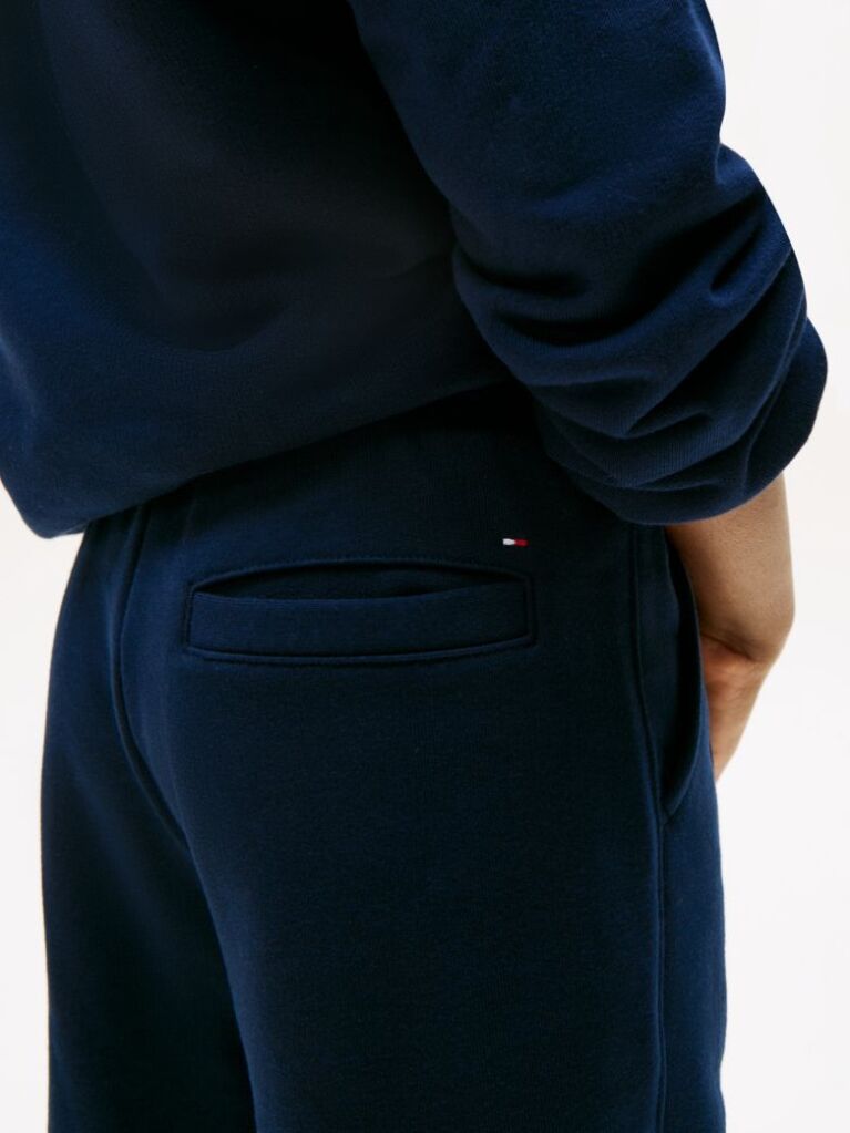 Blue Logo Embroidery Wide Leg Joggers  Girls