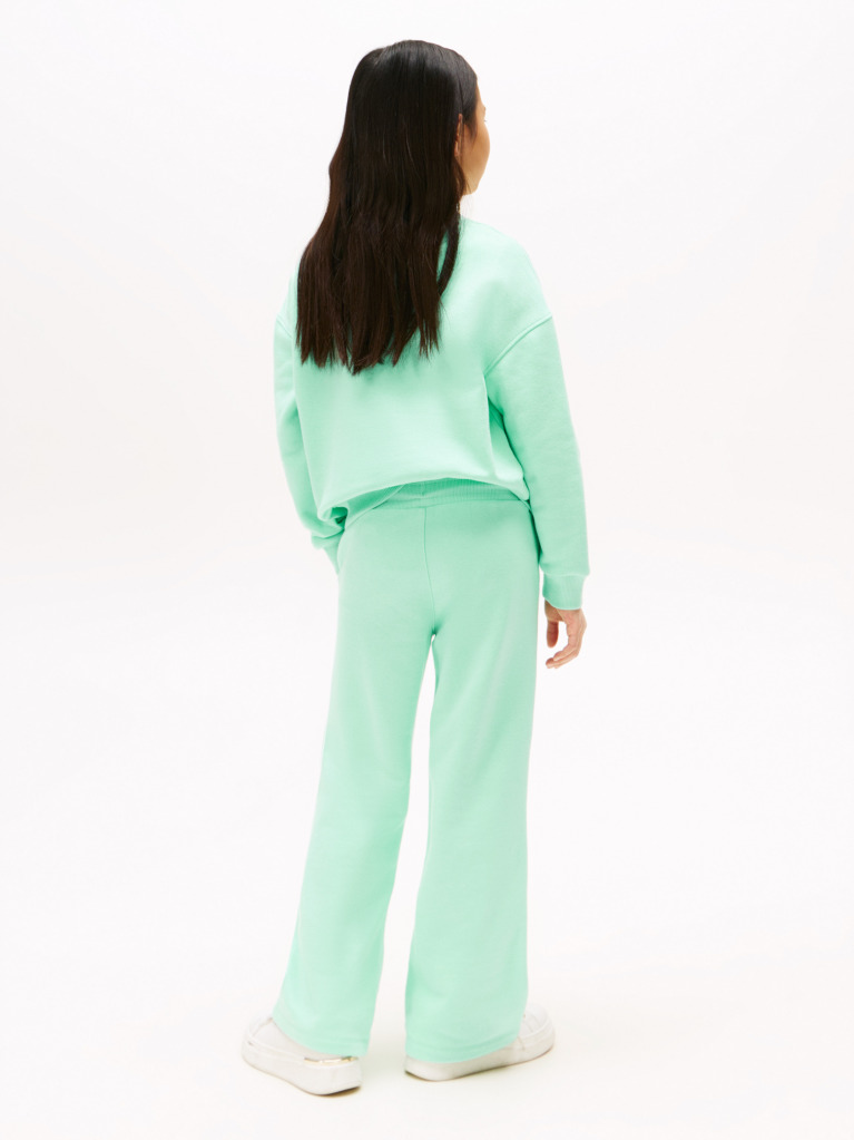 Green Logo Drawstring Joggers  Girls