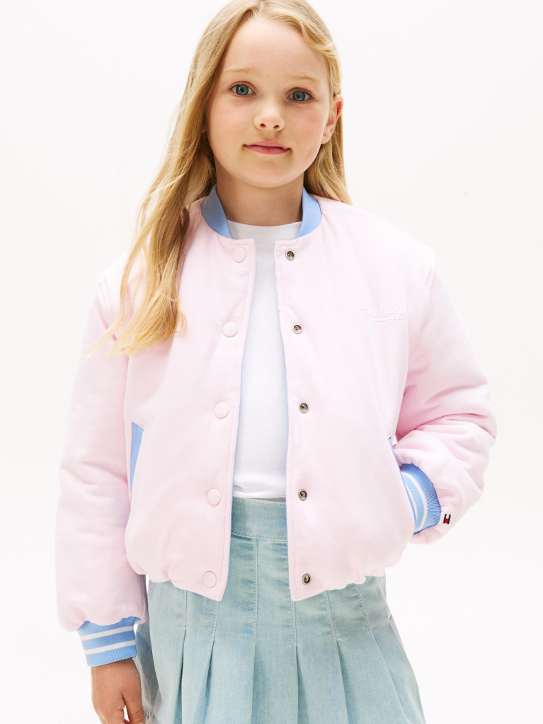 Multi Reversible Relaxed Bomber Jacket  Girls