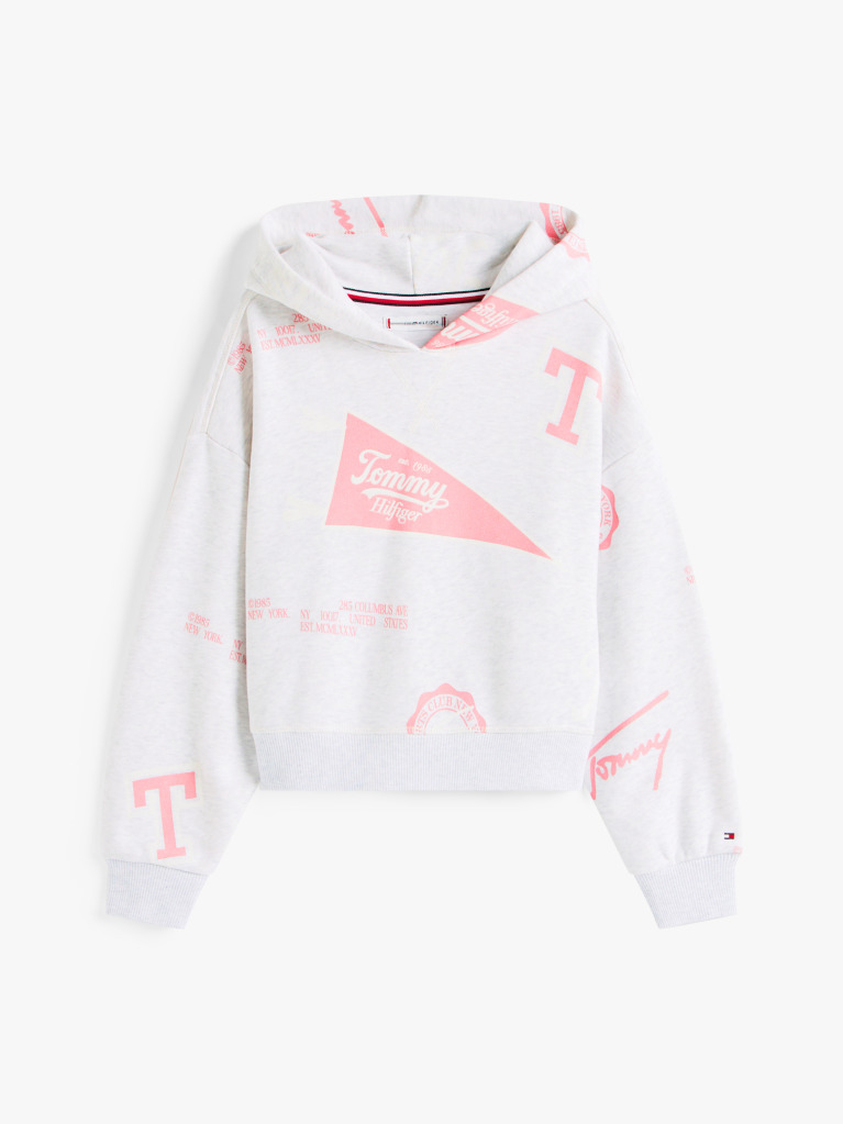 Grey Hooded Sweatshirt  Girls